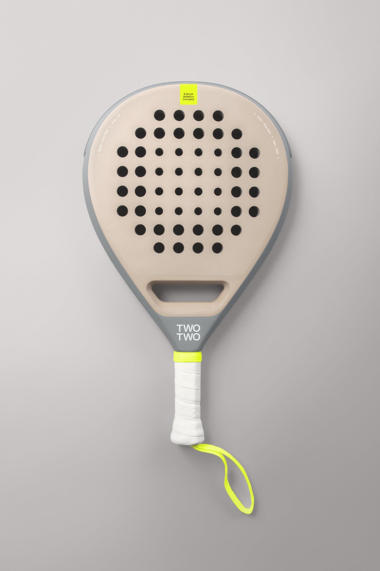 Drop Racket - PLAY TWO - Sand Grey