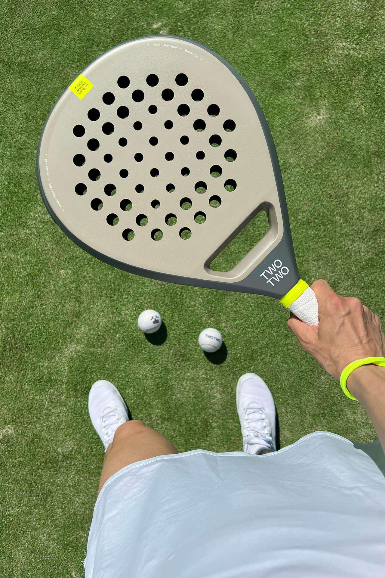 Drop Racket - PLAY TWO - Sand Grey